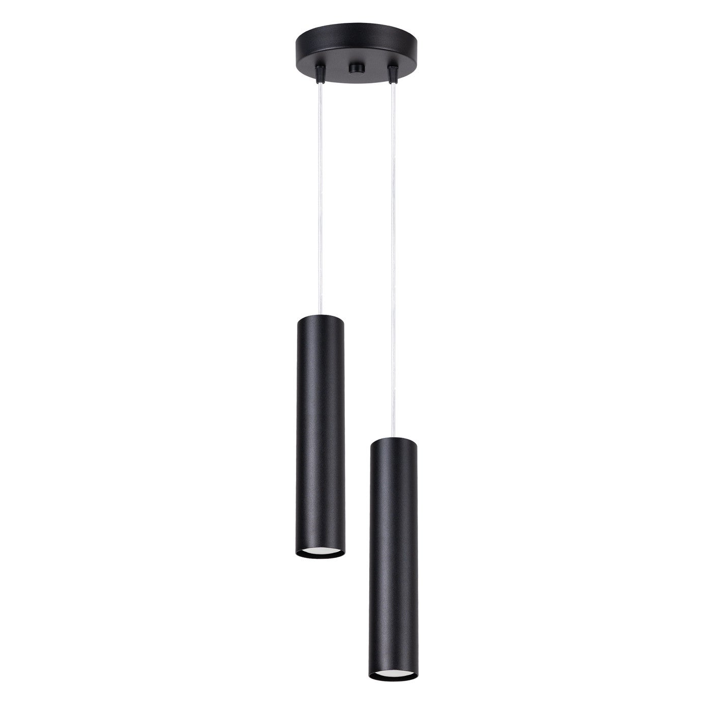 Lampa sufitowa podwójna LAGOS czarna 2xGU10x10W metal wym:118x15x15cm IP20 Sollux Lighting - 2
