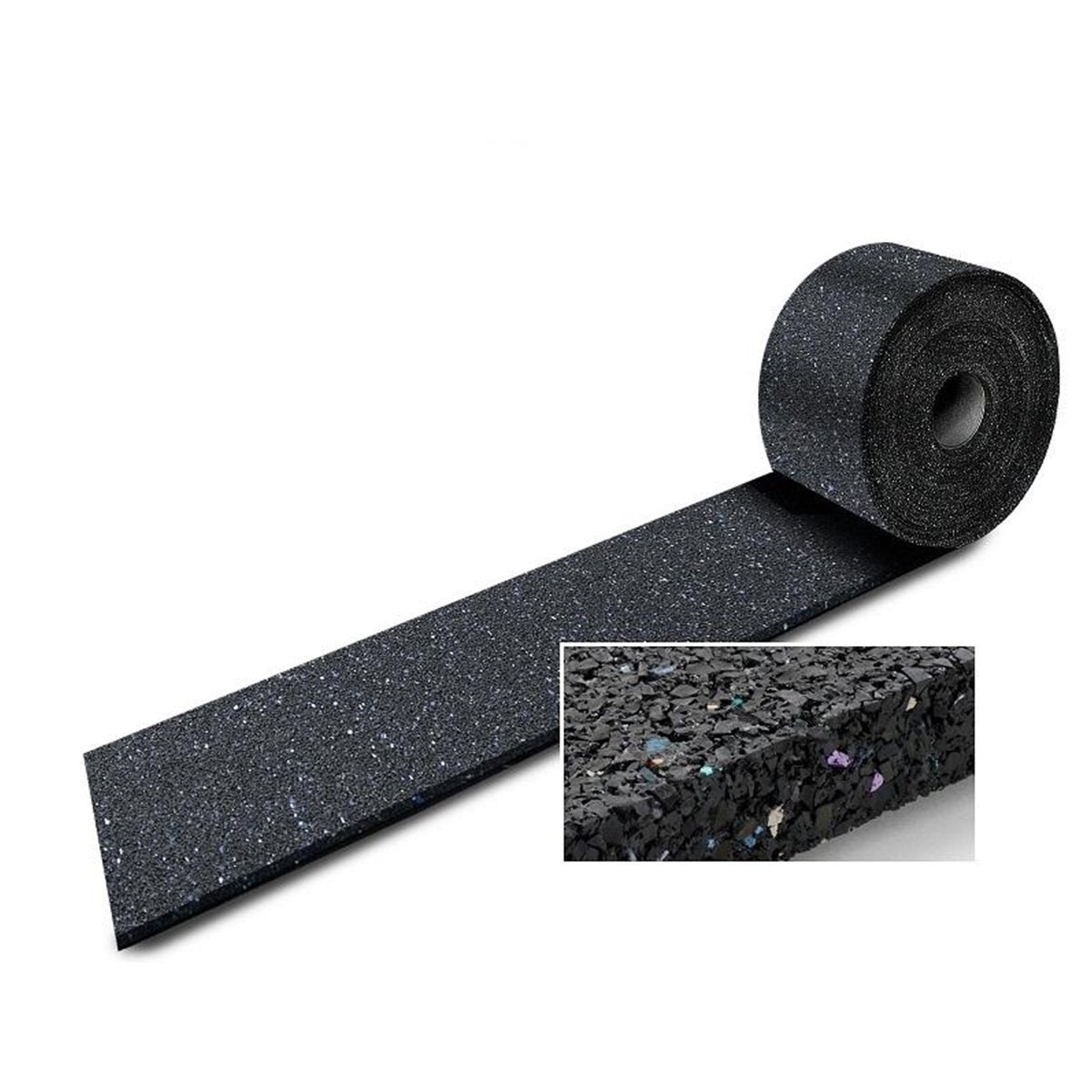 Tapis anti-vibration En caoutchouc Rôle Épaisseur : 5 mm, 150 mm Longueur: 5000 mm - 2