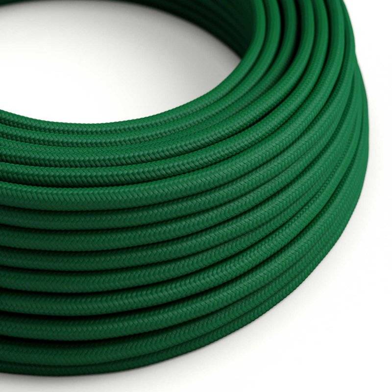 Fil Électrique Tissu Creative Cables - Effet Soie Violet, 10m, 3x0.75mm, Pour Lustre Et Abat-Jour