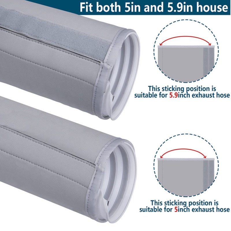 150*53cm Protection pour Tuyau Climatiseur , 5