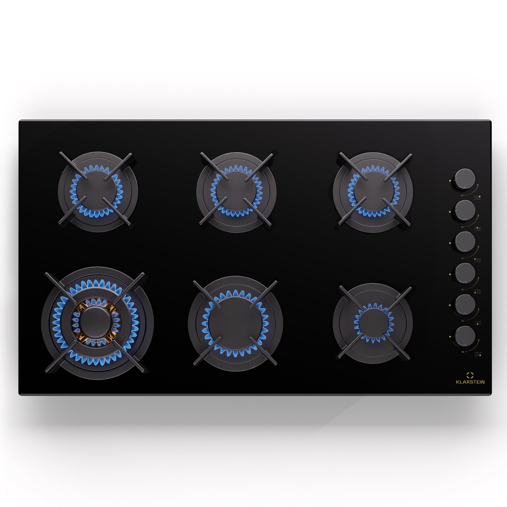 Klarstein Table De Cuisson à Gaz 1 Brûleur 3400W - Plaque Inox Avec Allumage Électrique Et Sécurité