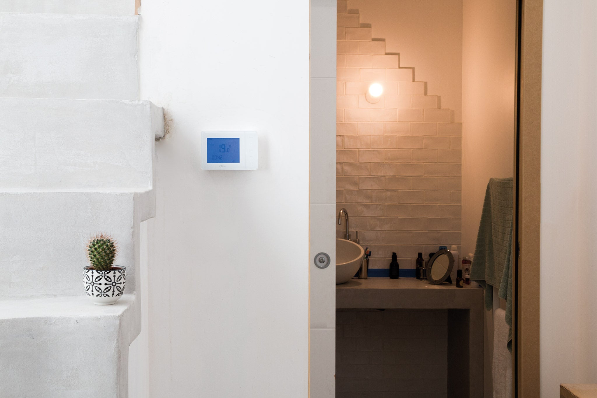 Thermostat programmable filaire - Blanc - Otio - 7