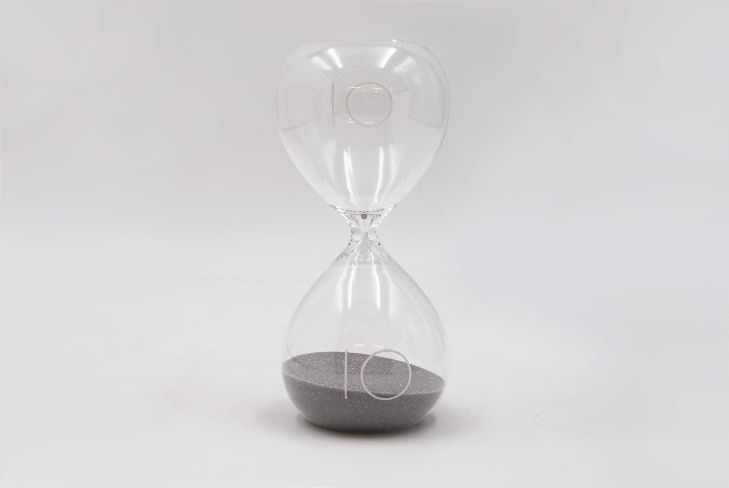 MASCAGNI CASA Clessidra 20cm 30 Minuti in Vetro Perlato - Prestige Home