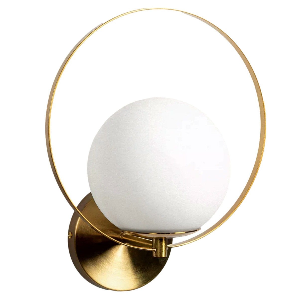 Kinkiet ścienny Florencia złoto-biały 1xE27x20W wym: 31 x 25 x 20 cm metal IP44 Abruzzo