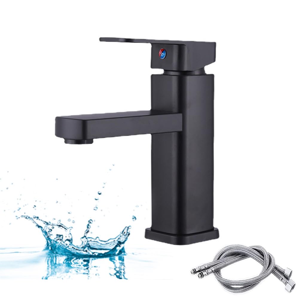 Mitigeur Lavabo de salle de bain mural en laiton noir, avec bec rotatif à 360 degrés,Mitigeur Lavabo Encastré ,Robinet de Lavabo - Bricolage Mitigeur Lavabo de salle de bain mural en laiton noir, avec bec rotatif à 360 degrés,Mitigeur Lavabo Encastré ,Robinet de Lavabo - Bricolage