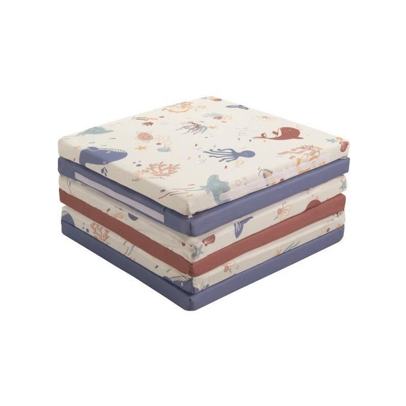 TINEO Maxi Tapis Malin Tresors de locean 5 en 1 - Evolutif - Dehoussable - 180x200 cm - Nouvelle collection - 4