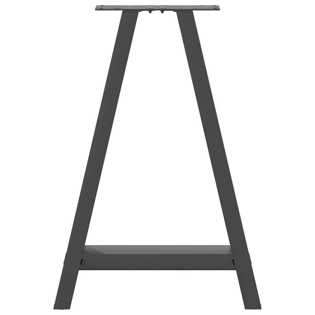Pernas de mesa de centro Forma A 2 unidades aço antracite?60x(72-73) cm - COMFORTXL - 5