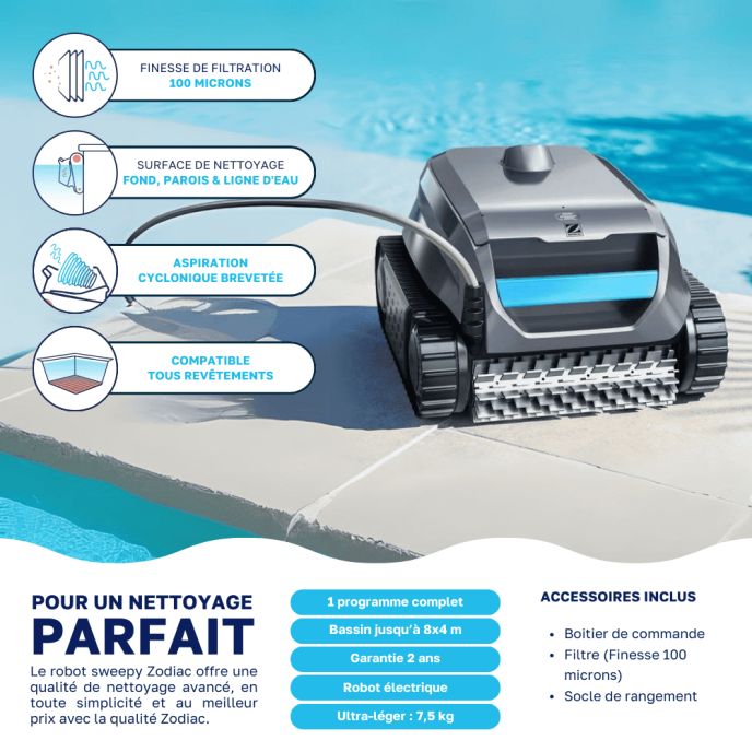 Robot de piscine Zodiac Sweepy SWY 3500 - 2