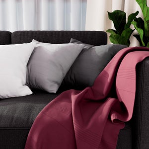 Soleil D'Ocre Cocooning Plaid, Coperta Da 220 X 240 Cm, Di
