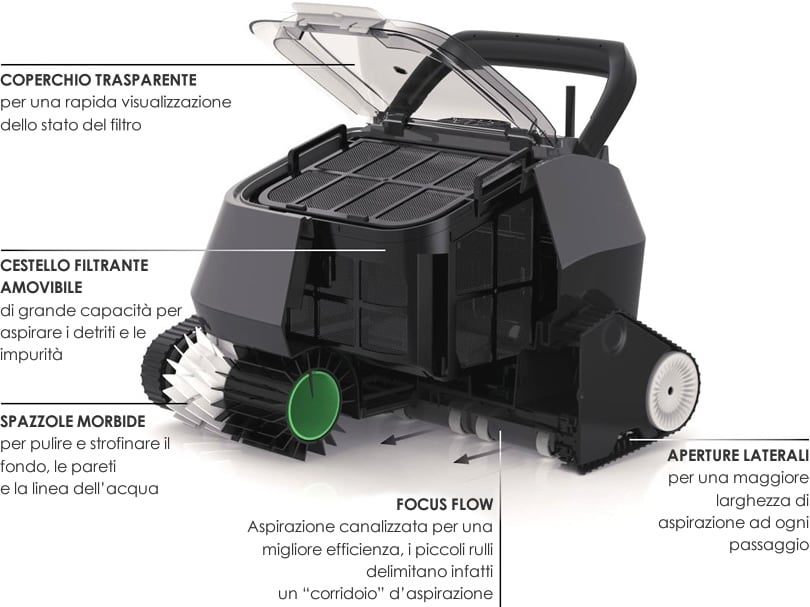 Robot de piscine automatique 7310 Black pearl - 3
