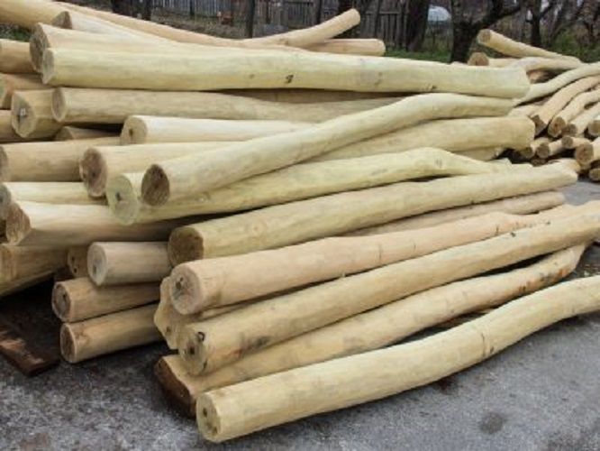 Palette Lot de 10 poutres rondes bois naturel pour pergola Acacia — free download