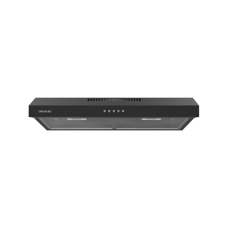 Cecotec Hotte Aspirante Pyramide 60cm Bolero Flux PM - Aspiration 350 M³/h - Inox - Classe B