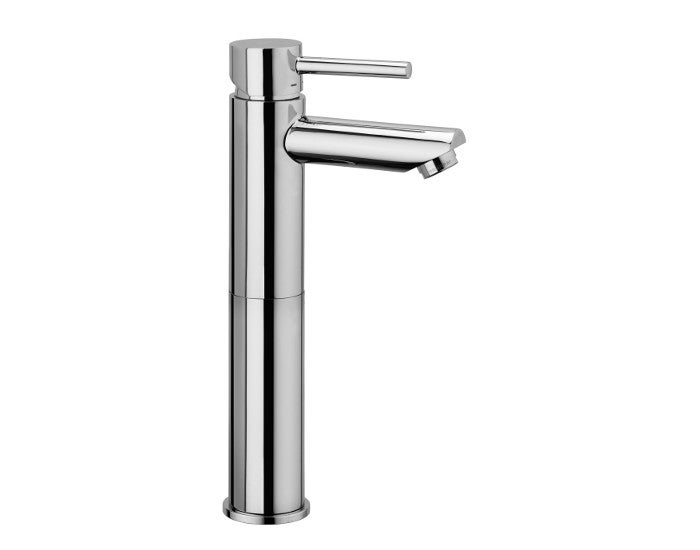 Mezclador de lavabo de cromo de caño alto paffoni stick sk071hcr120 - cromo