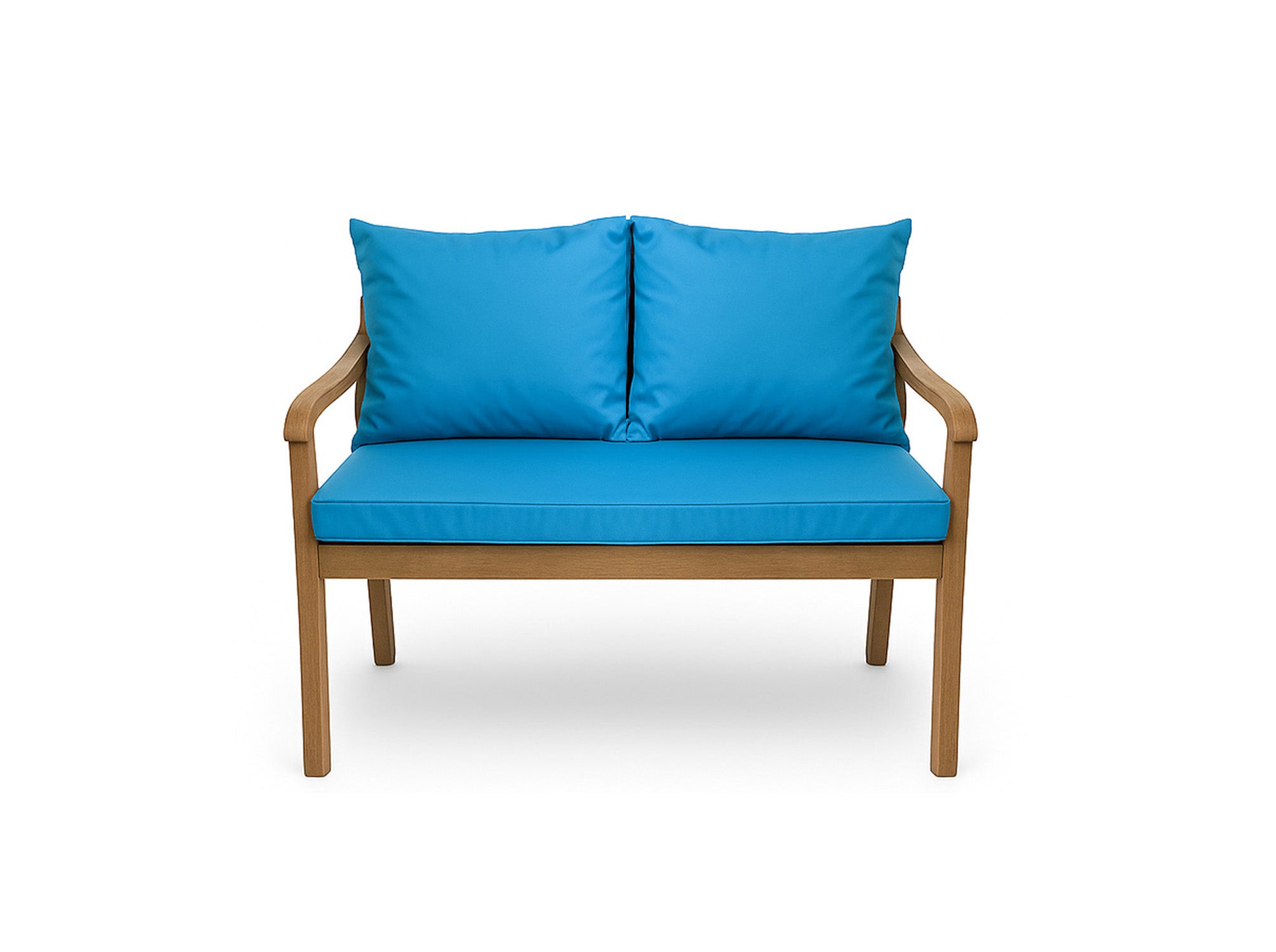 Poduszka ogrodowa na ławkę 120x50x50cm poduszka na meble ogrodowe niebieska, poduszka na balkon taras, poducha ogrodowa na huśtawkę