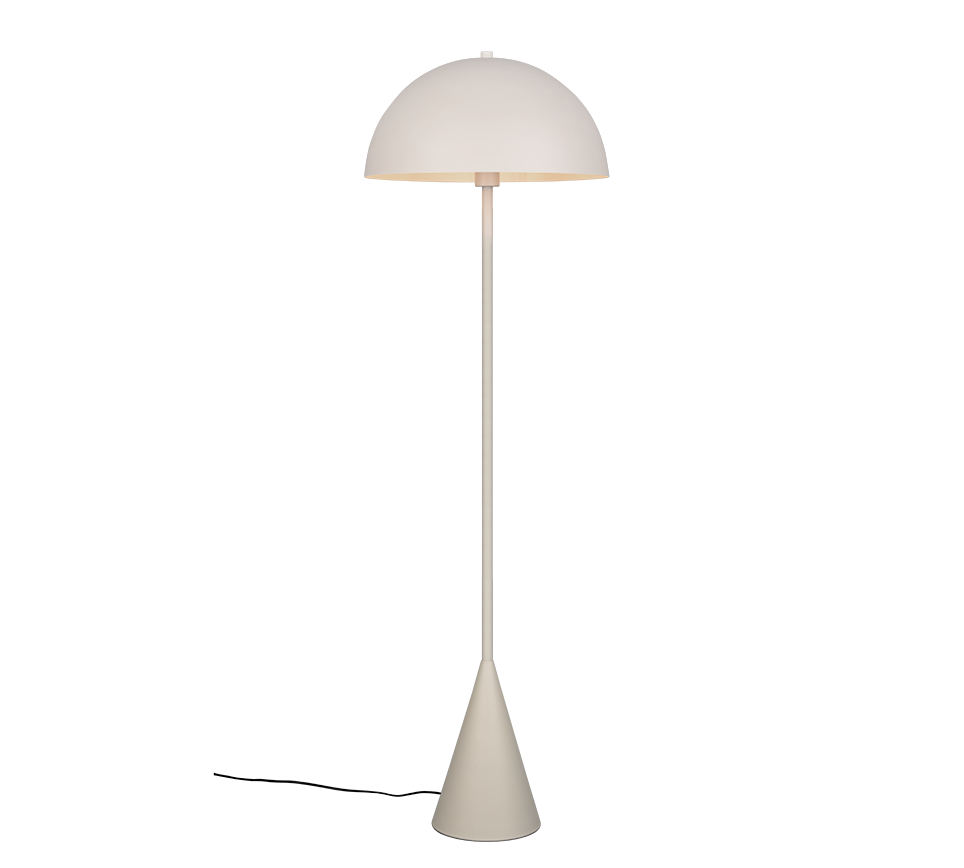 Lampa podłogowa stojąca Alfie szara 1xE27x40W wym: 130 x 40 x 40 cm metal Trio