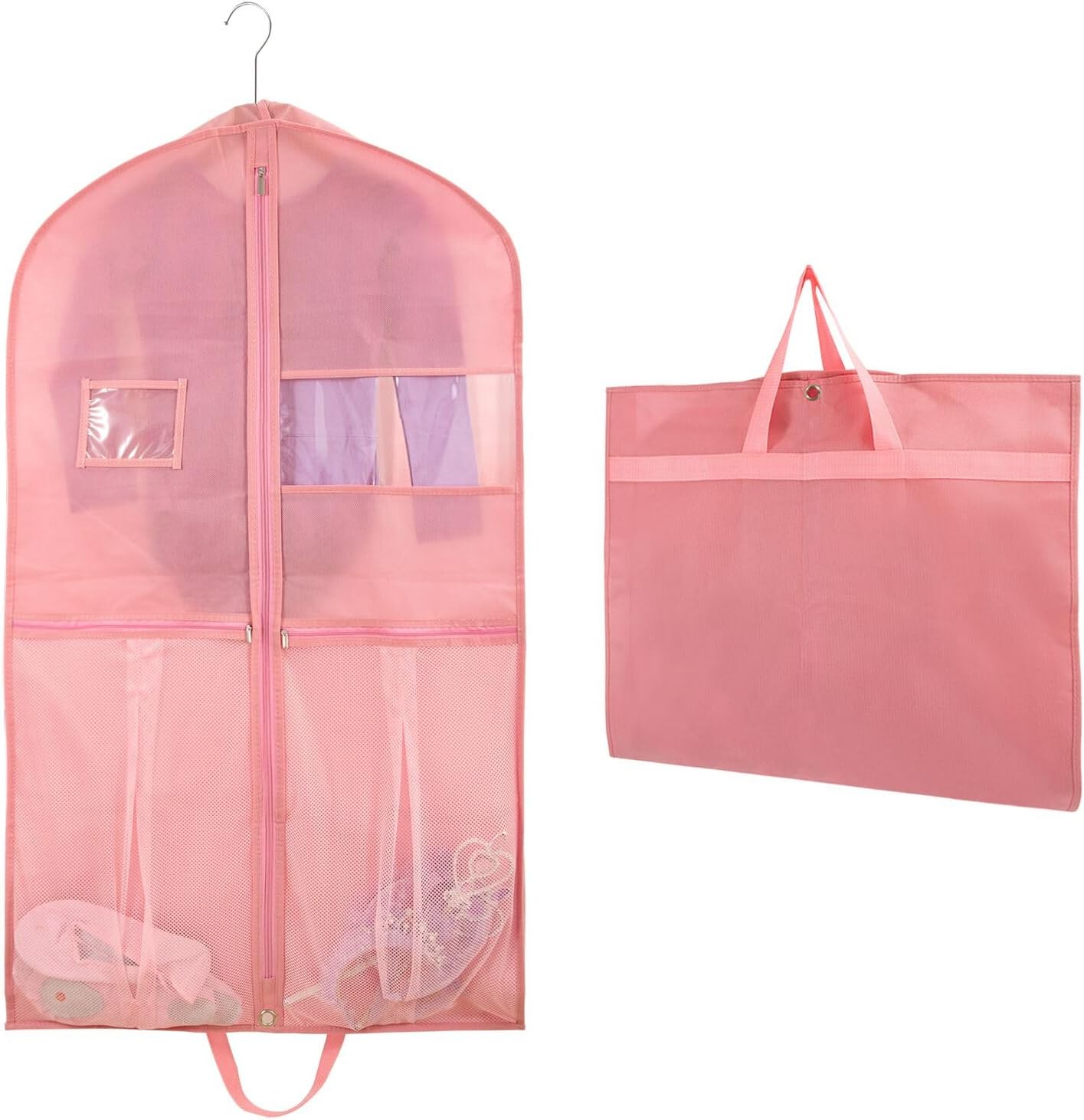 2 Borse Per Abiti Da Viaggio - 110x60 Cm, Impermeabili Con 5 Tasche Con Cerniera - Foto 11