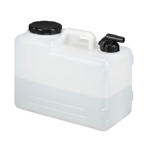 Relaxdays Tanica Pieghevole,Set 4 Contenitori con Rubinetto,Coperchio