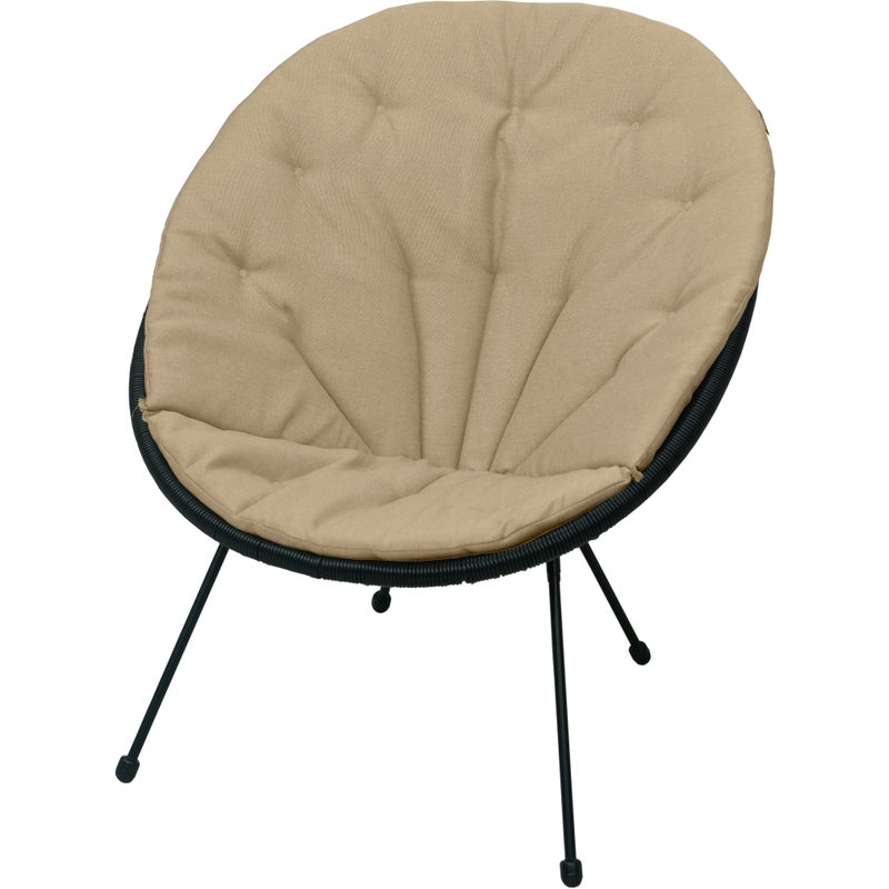 Poduszka na fotel żyłkowy AMPO beżowy melanż Acapulco 1 szt.