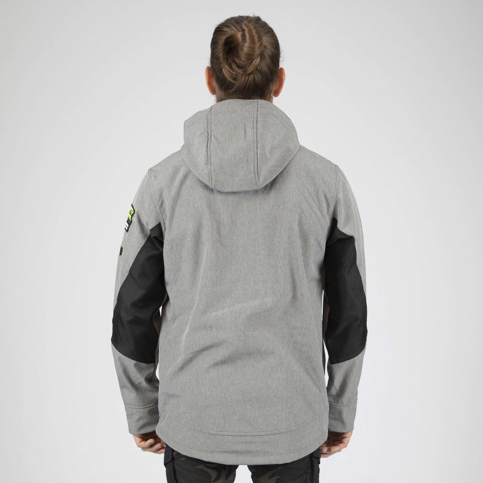 BOREL - BLOUSON DE TRAVAIL EN SOFTSHELL - 1511 Gris chiné , Jaune fluo 3XL - 2