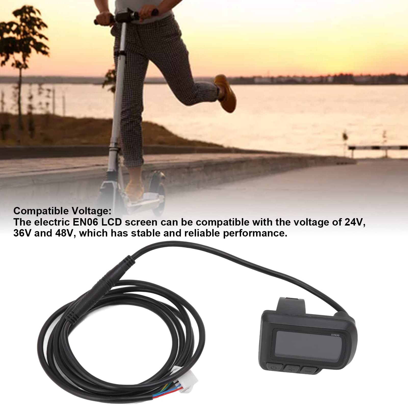 Écran LCD KTLED 880 Pour Vélo électrique - 36V 48V - Panneau De Commande E-bike