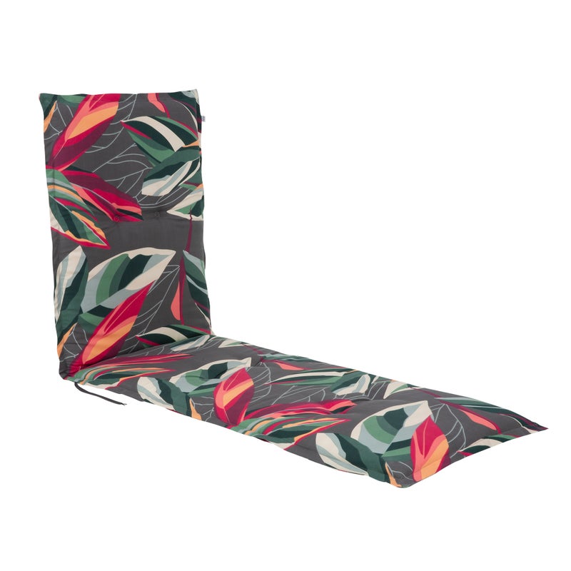 Poduszka na leżak 190cm Malezja Liege motyw roślinny PATIO