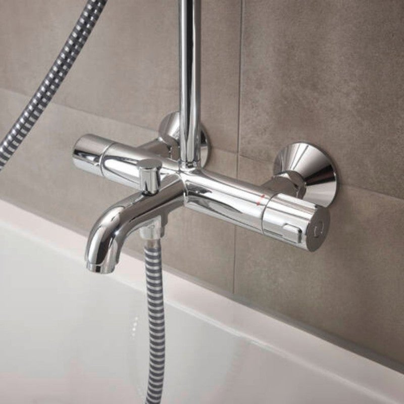 Colonne bain douche thermostatique HANSGROHE Vernis Blend 200 EcoSmart chromé - 6