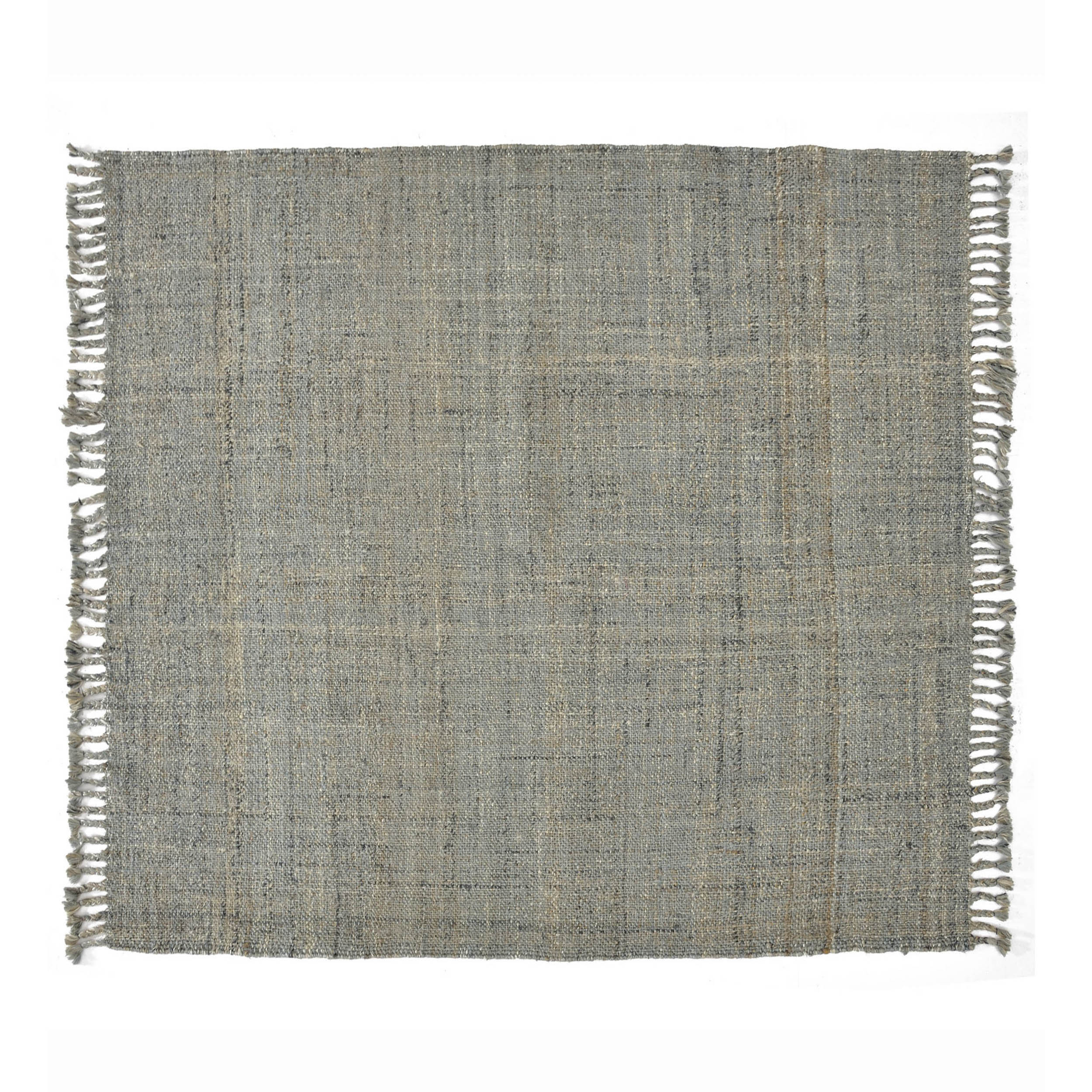 Dywan Jutowy Tartán Grey 200x200 cm – ekologiczny, nowoczesny i dekoracyjny