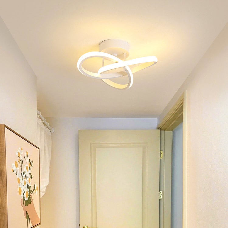 Plafoniera LED Dimmerabile Kairry – 46W 3220Lm, Design Geometrico 95x65 Cm, Bianca O Nera, Telecomando Incluso - 3