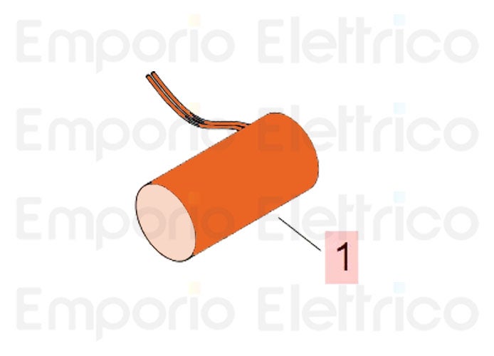 Condenseur FAAC 20µF 400Vac – Pièce D'origine 7601395 Pour Moteur Portail
