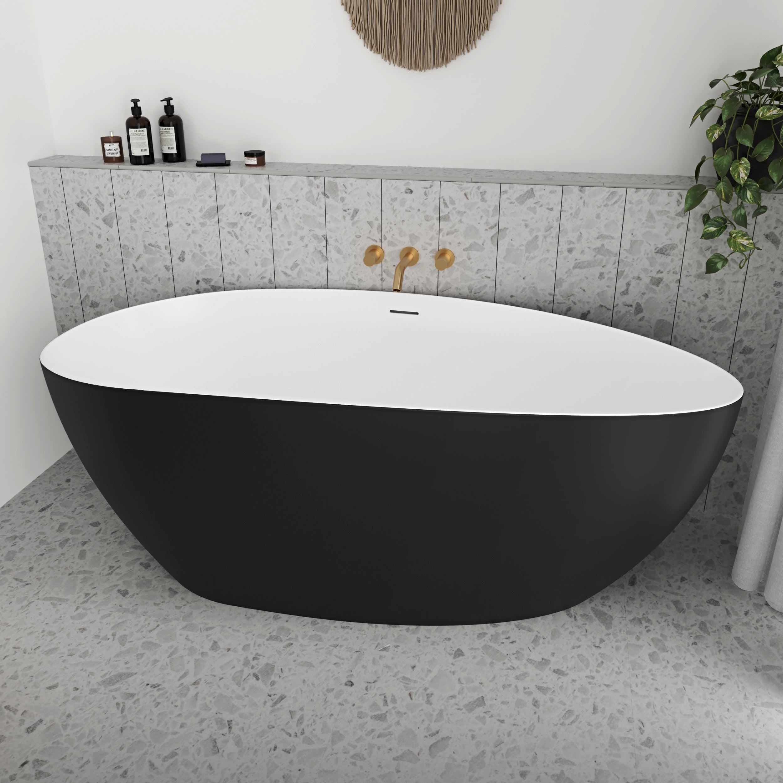Vassoio per vasca da bagno in plastica