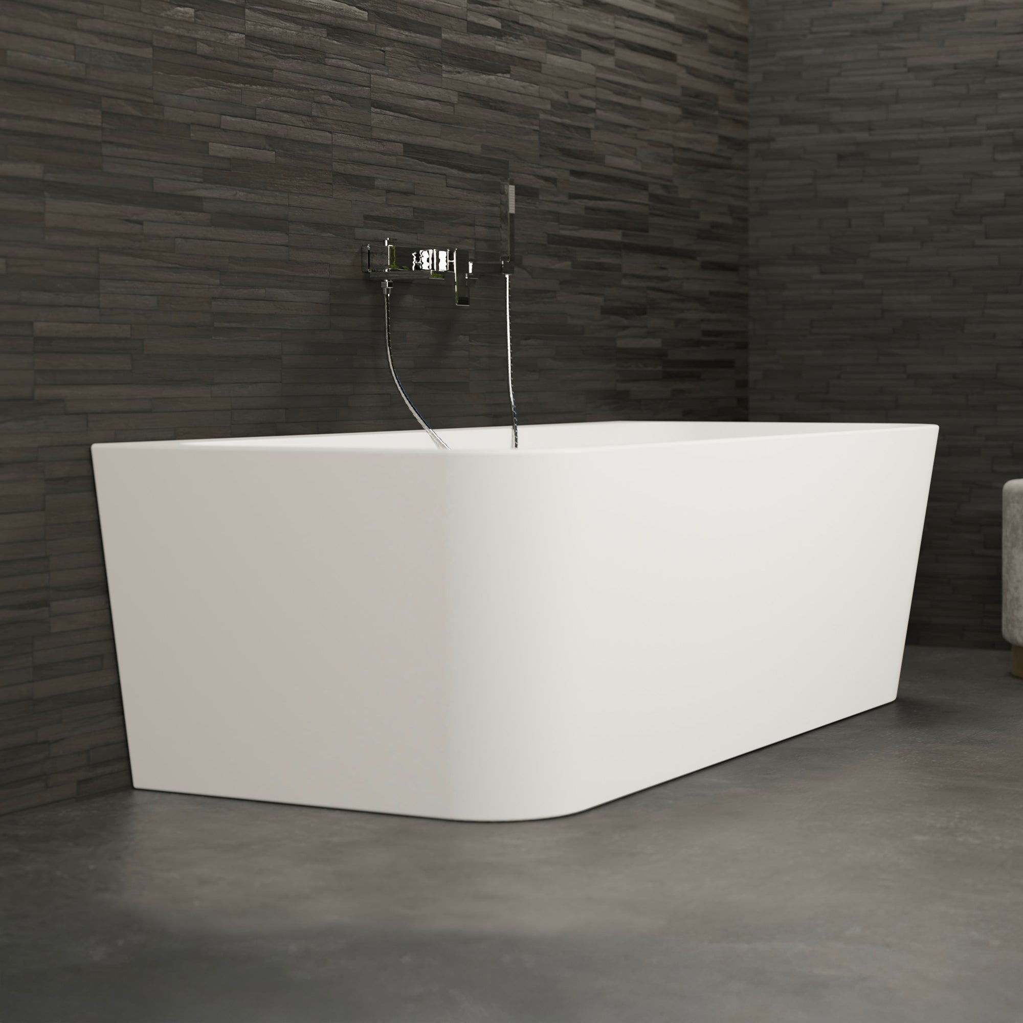 Baignoire Ilot Mint 170 blanche 170 x81 x57 cm, by SPALINA - 5