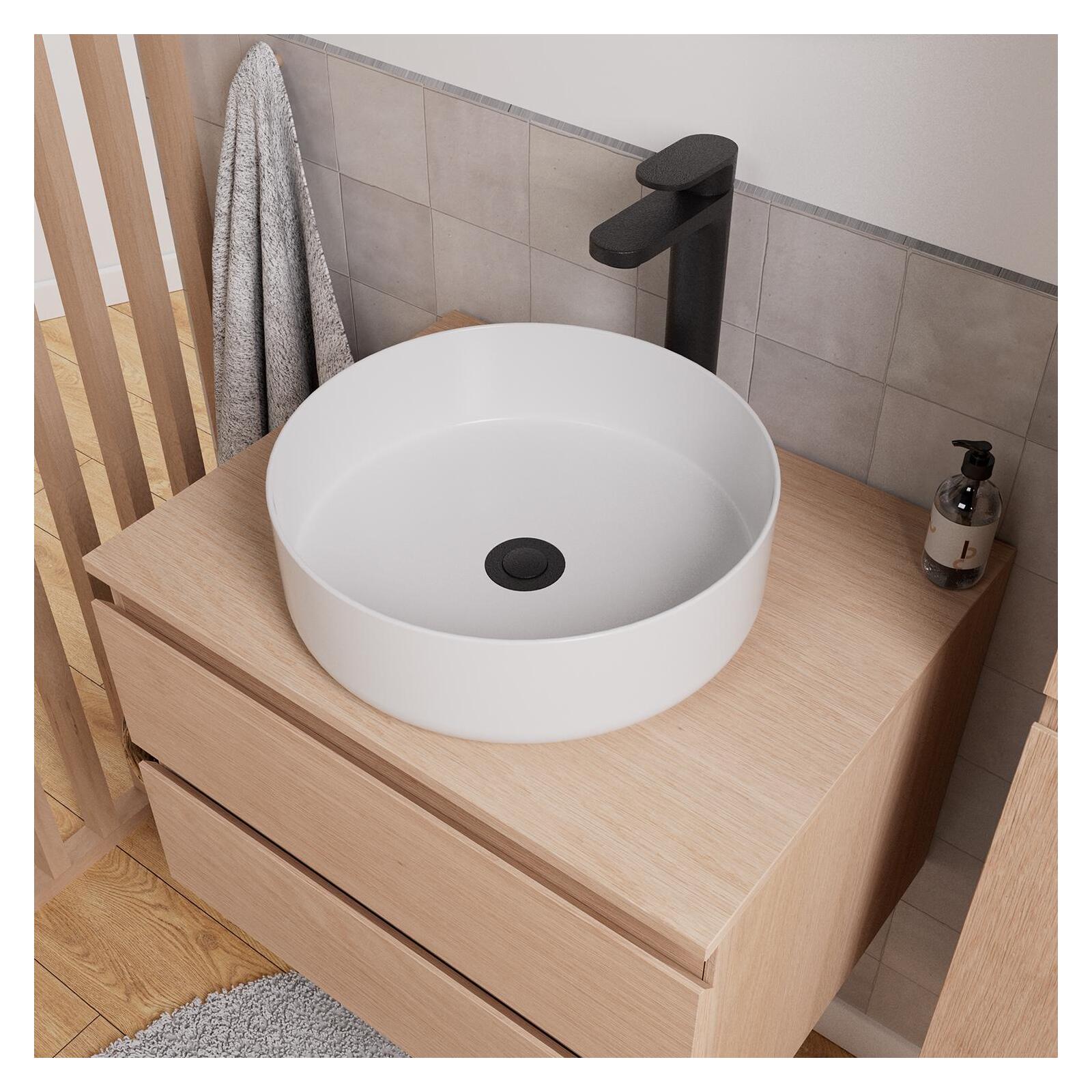 Ensemble meuble simple vasque SORRENTO 60 cm + vasque - 6