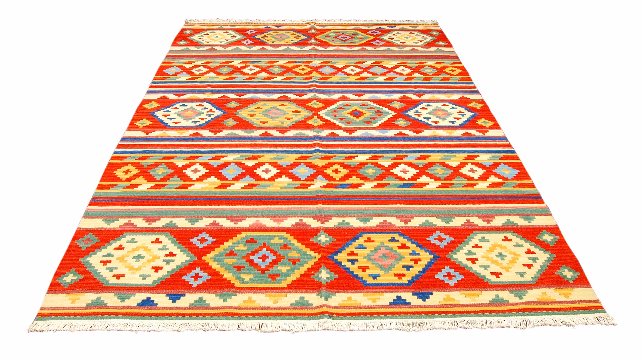 Autentyczny oryginalny nowoczesny kilim 244x168 cm