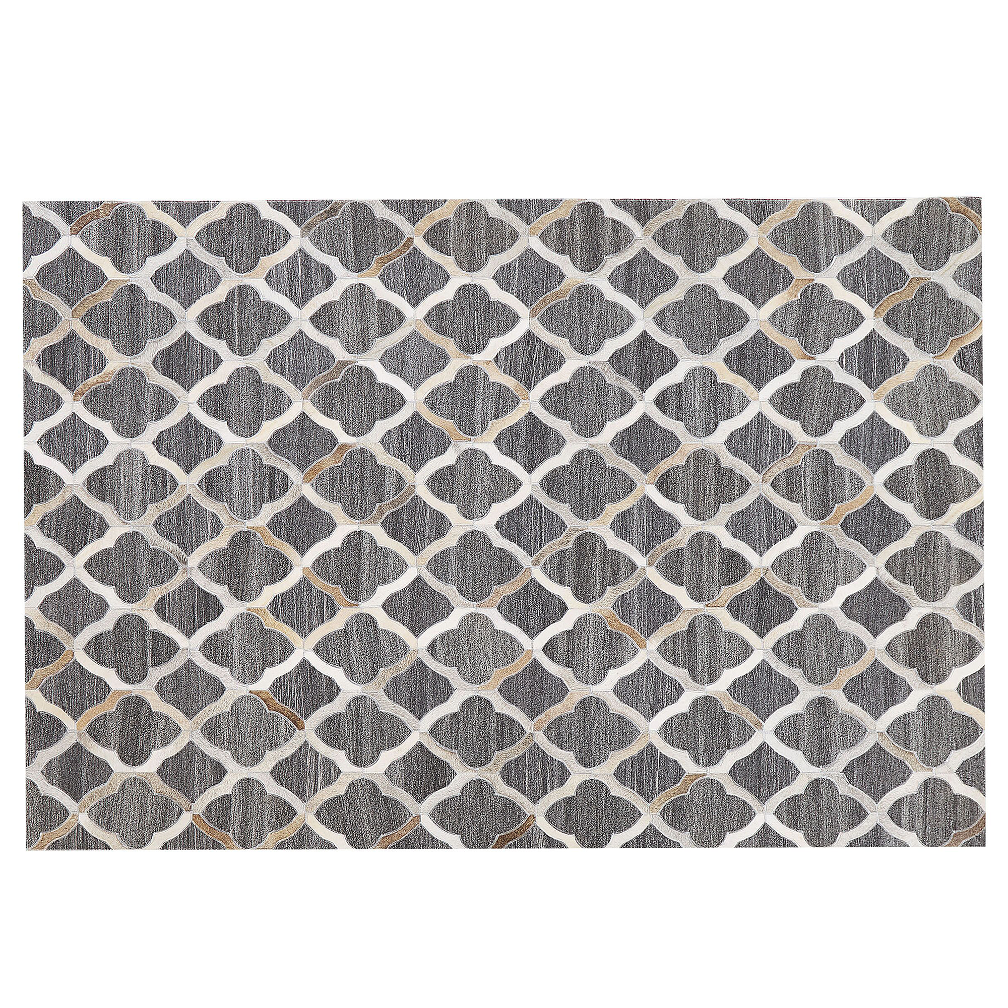 Covor ROLUNAY Gri închis 140 x 200 cm Piele naturală