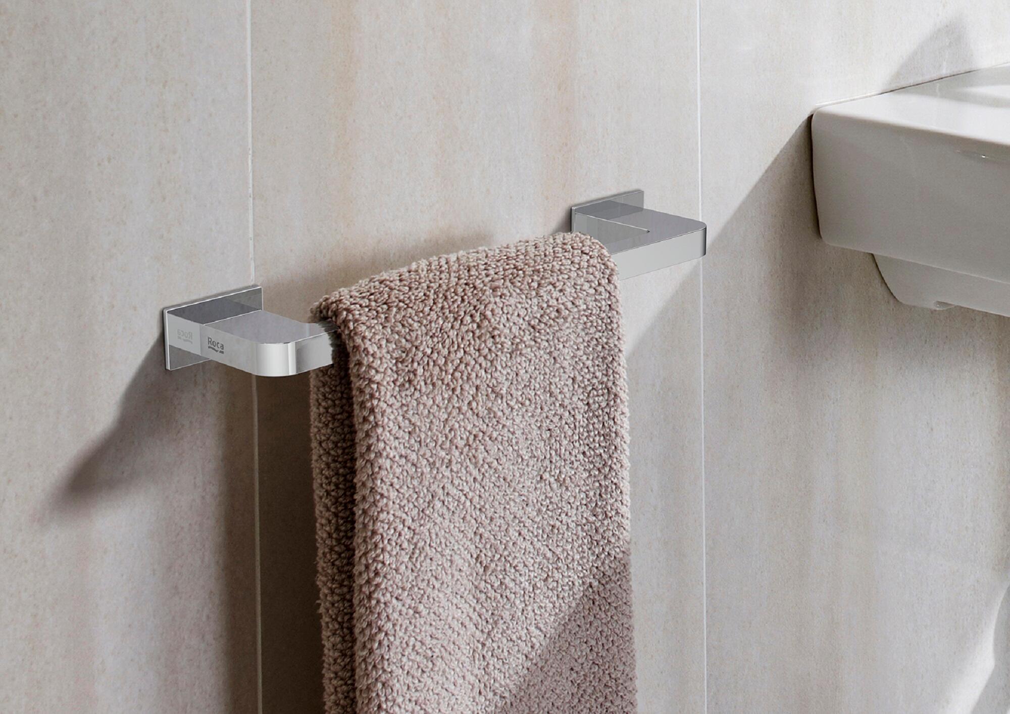 Wieszak na ręczniki Roca Vals chromowany błyszczący 6,4x11,4 cm - 2