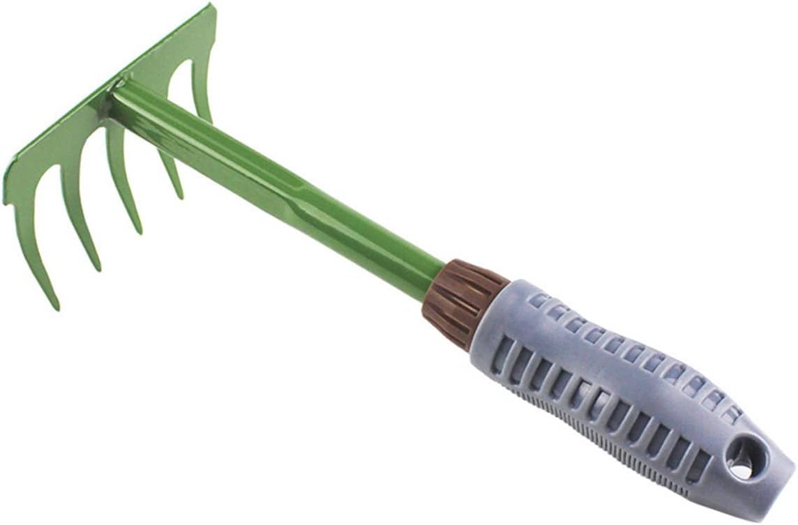 Râteau Plage étang Camping Râteau De Jardin | Manche Long Outils Jardin Anti-Rouille Râteau Main Bois Acier Pour Jardin Plage Coquillages
