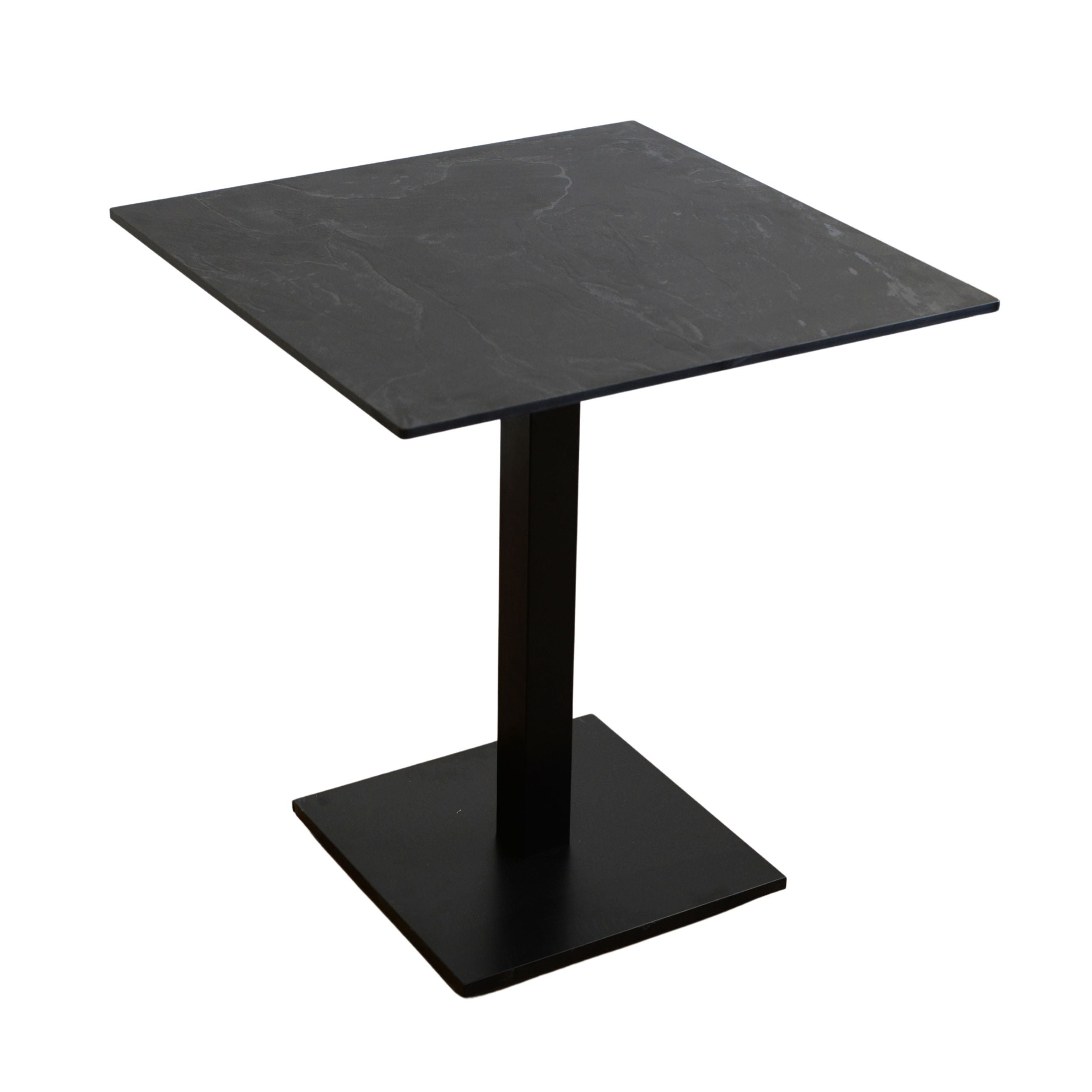Stolik na balkon wodoodporny HPL 12mm 65x65cm Black