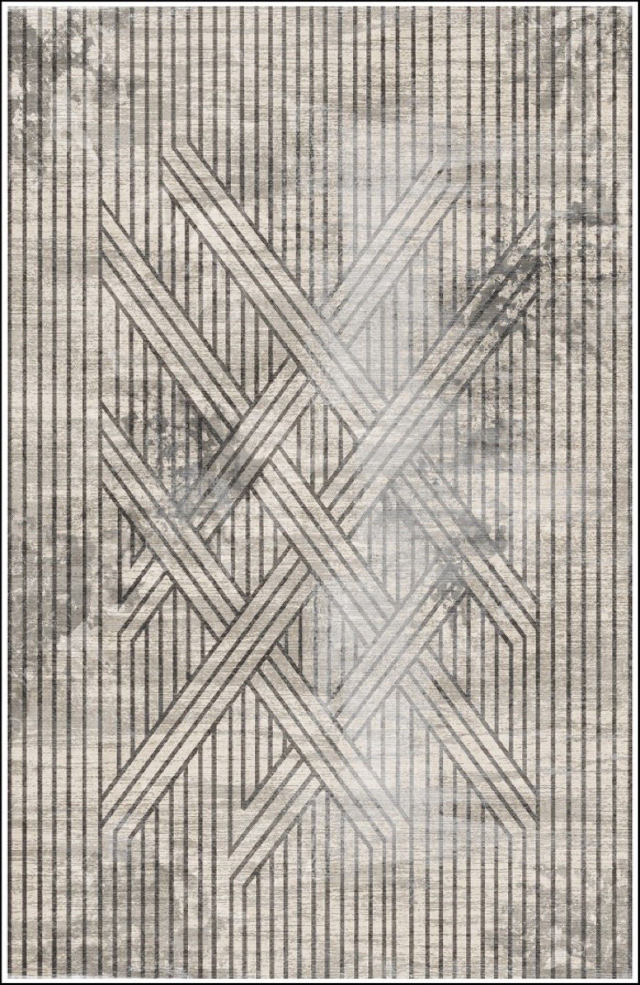 Mani Textile Tapis De Salon Triangle - Tapis Antidérapant Lavable