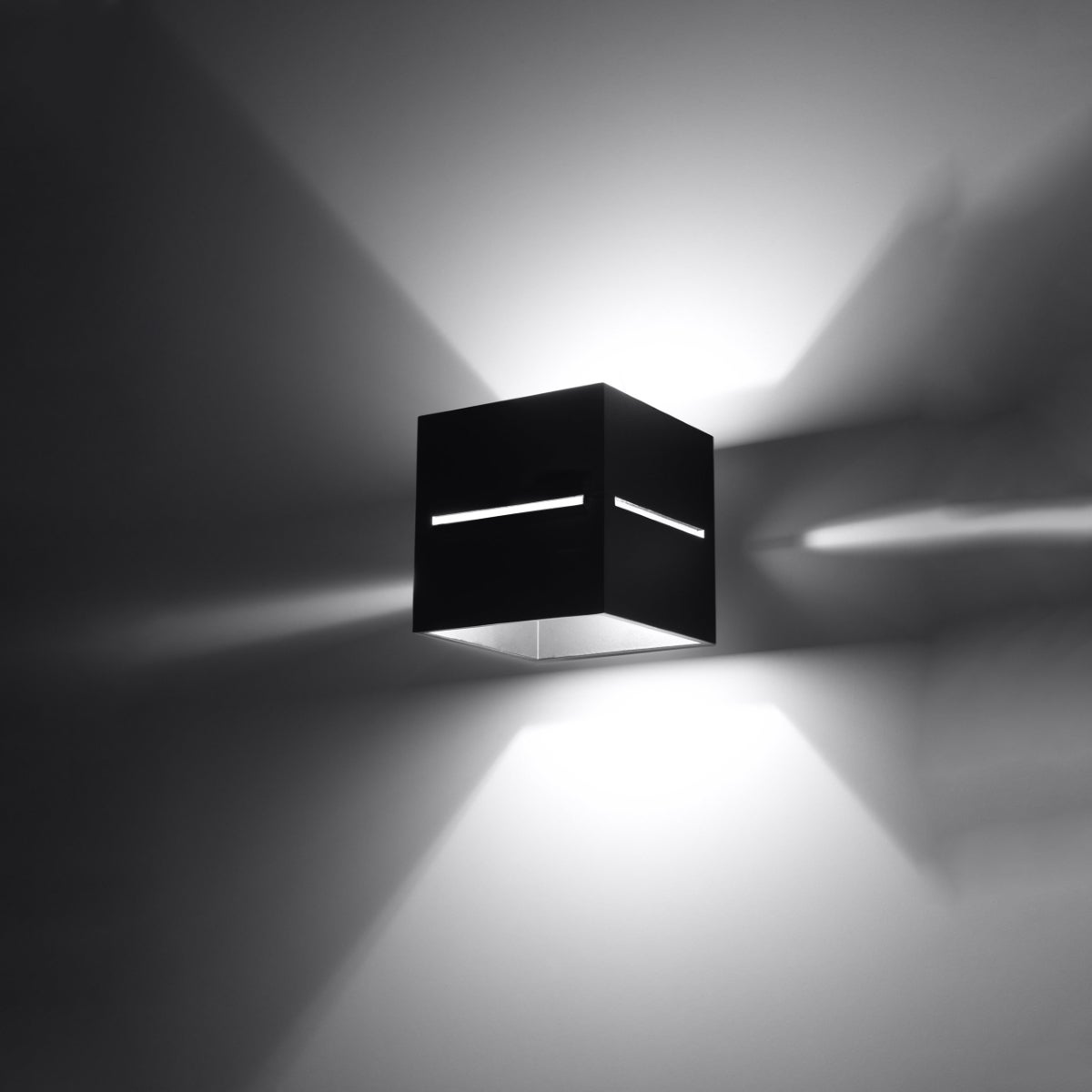 Kinkiet ZORBO czarny LED 3000K - 10x12x10cm Sollux
