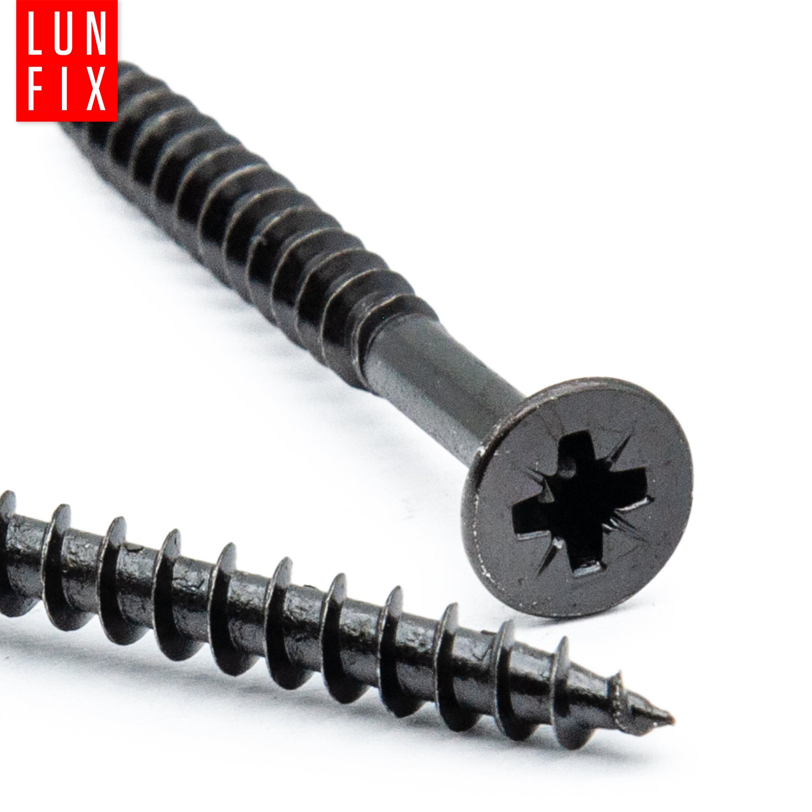 Wkręty do drewna uniwersalne czarne 4x25mm 100szt. - 3