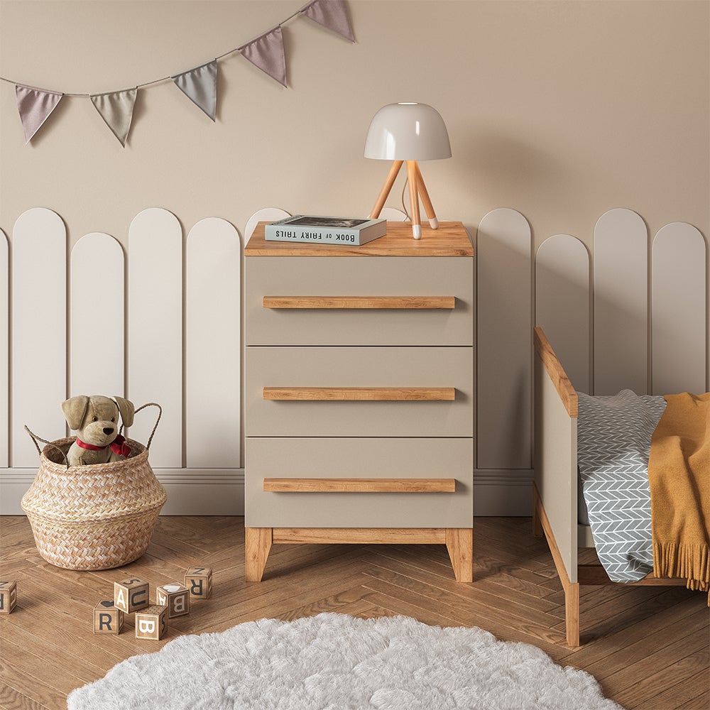 Vitalispa Kredens Malia, Kaszmir, 60 x 88 cm z 3 szufladami - 3