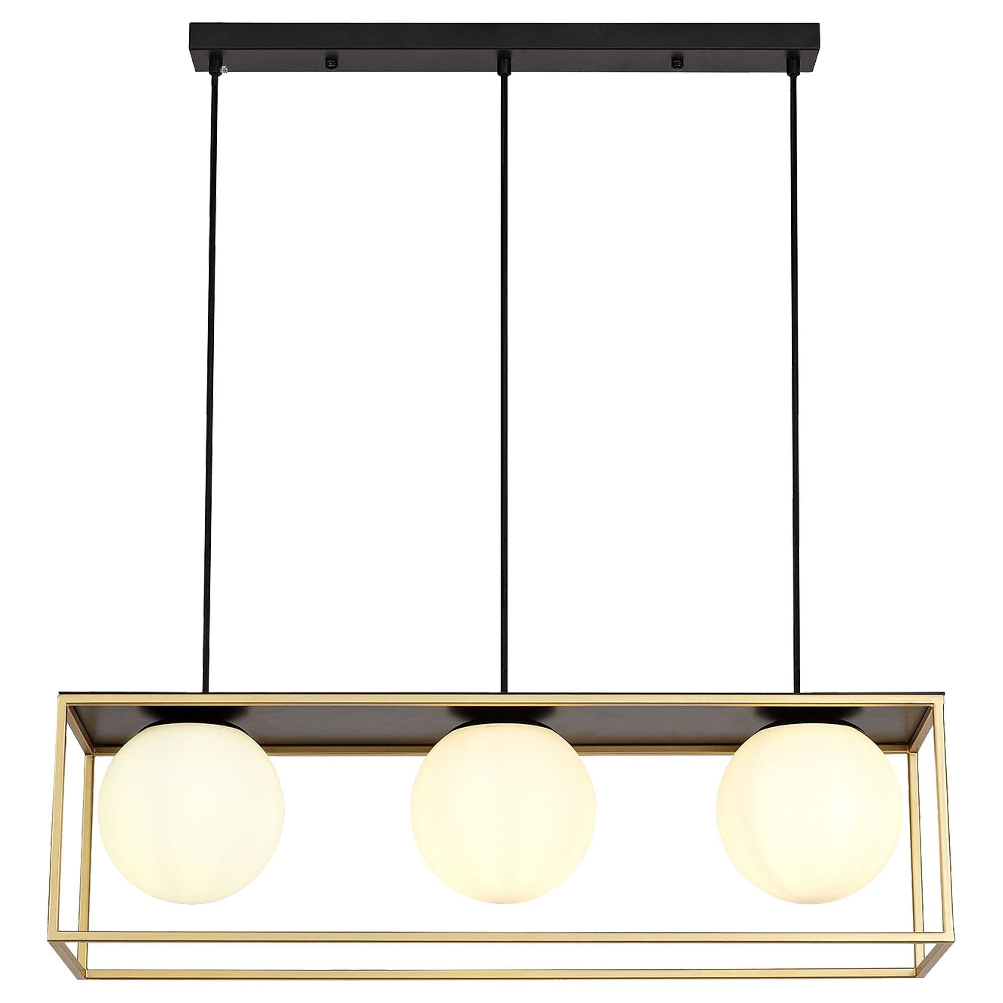 Lampa Sufitowa Toolight App1164-3Cp Złoty Biały
