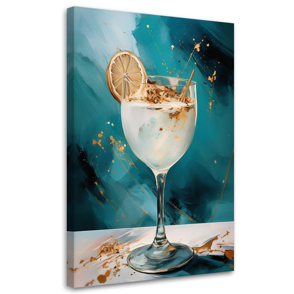 Obraz na płótnie, Koktail Kieliszek Drink Bar 70x100