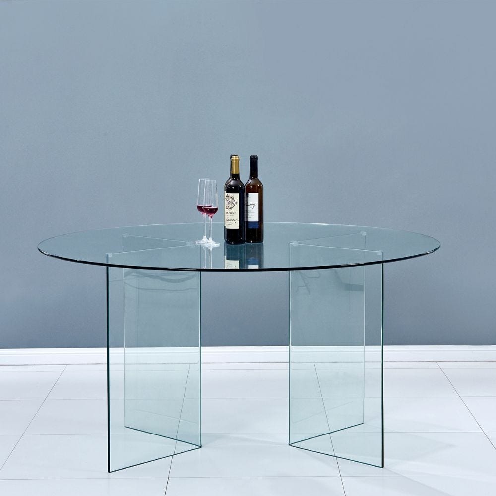 Tavolino Rotondo In Acrilico Trasparente - Moderno, Elegante Per Soggiorno O Ufficio 30x30x40 Cm - Foto 11