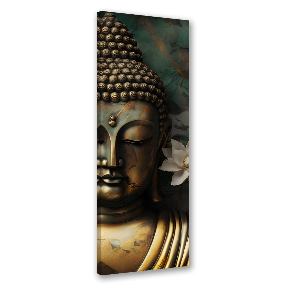 Obraz na płótnie, Budda Abstrakcja Zen 40x120