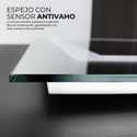 LEDIMEX - Espejo Retroiluminado 80x80cm con Luz LED y Antivaho para ...