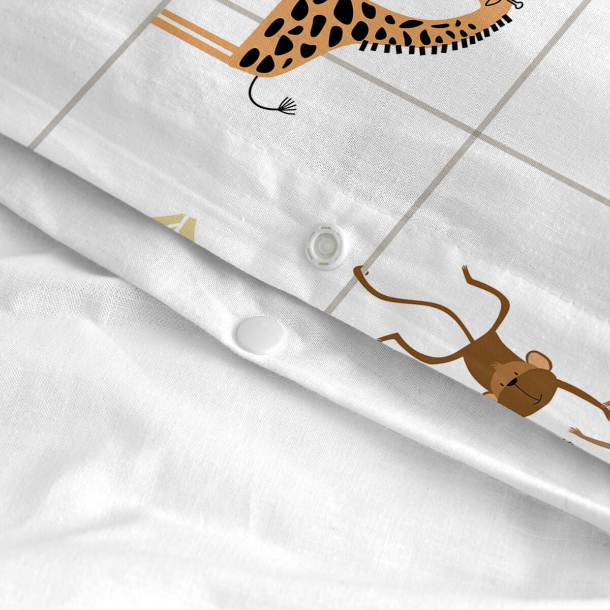 Set di copripiumino HappyFriday Mini Savanna Multicolore 2 Pezzi - 5