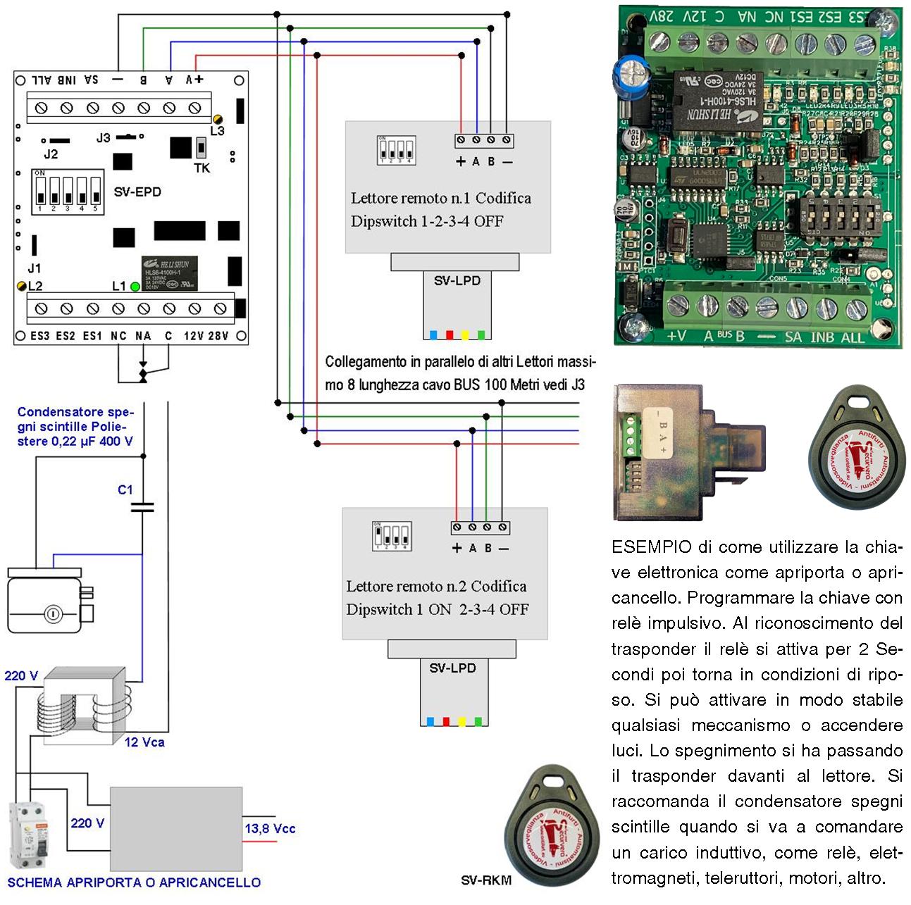 Chiave Elettronica di Prossimità Dieci TAG RFID Alta Sicurezza Codice Base Univoco Securvera EM-4100 Frequenza di Lavoro 125 KHz Codici Generati Rando - 2