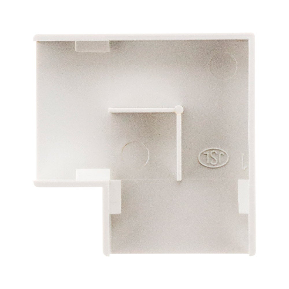Lot de 4 angles plats 30 x 10mm - Blanc - Zenitech - 3