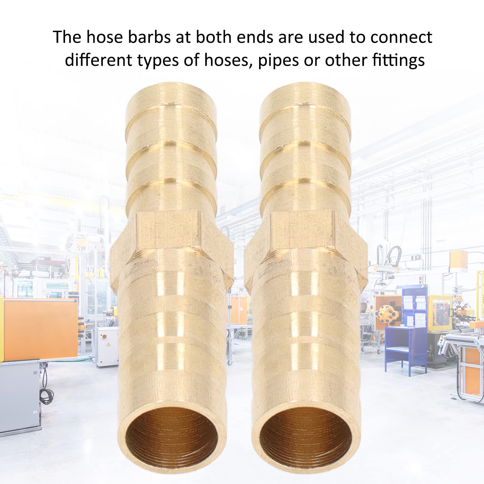 T TEE OTTONE GIALLO F.F. FEMMINA 1 1/4" RACCORDO TUBO ACQUA GIUNZIONE - Foto 2